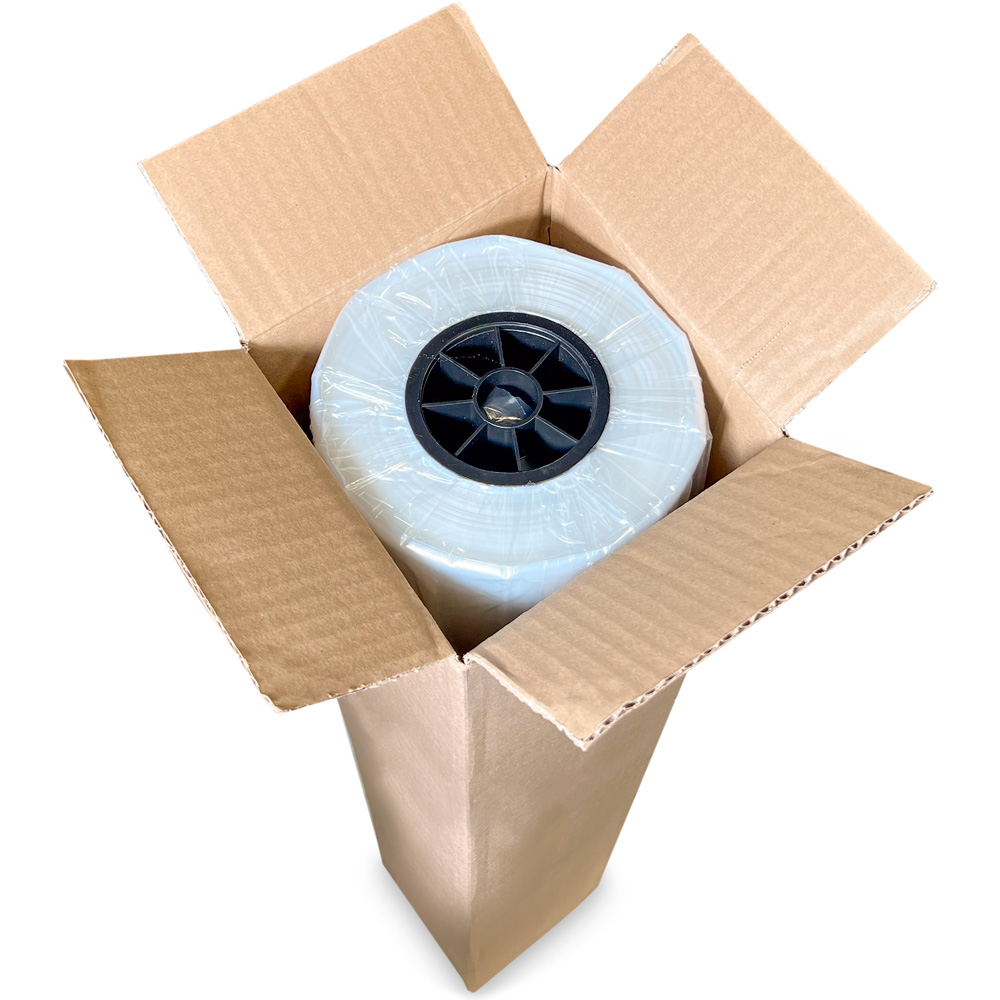 Case of 55 Gallon Drum Liners - 4 Mil Clear Plastic 38 x 63 On Rolls