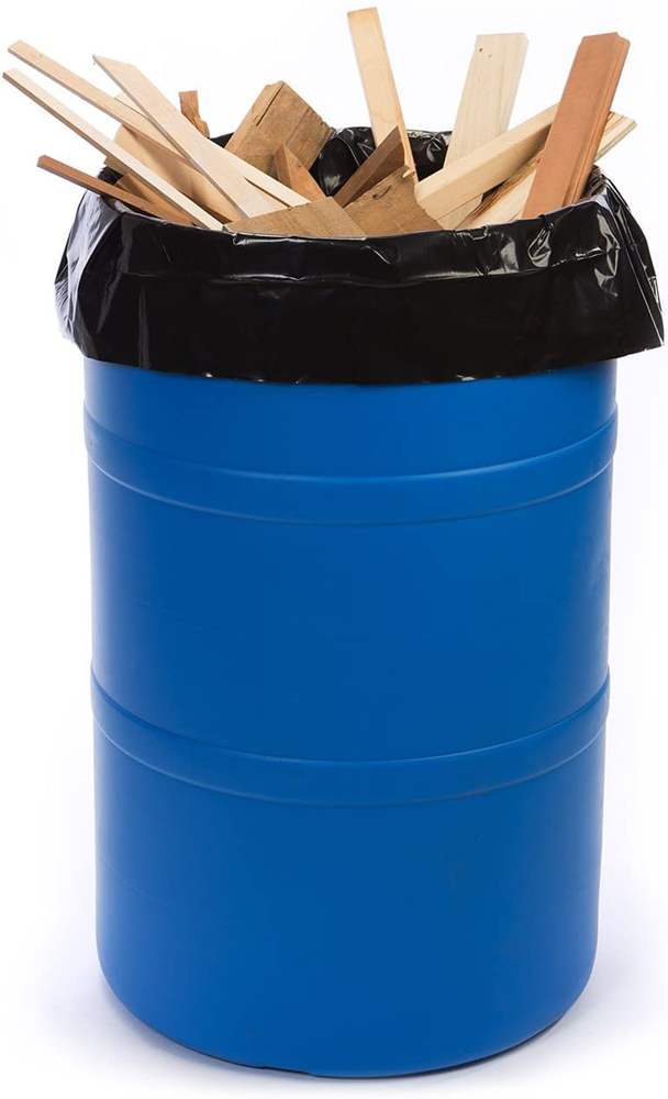 38 x 60 4 Mil Case Packed Black 55-60 Gallon Drum Liners