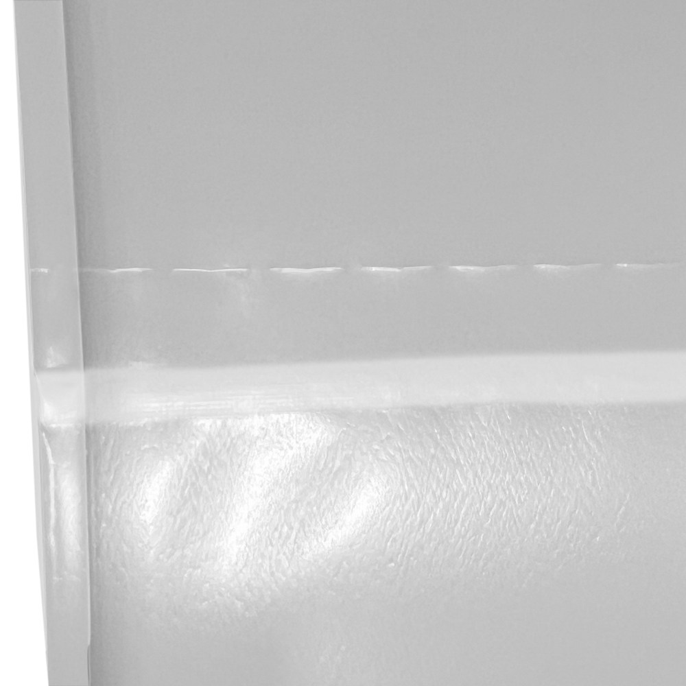 Perforation of Clear 38 x 60 6 mil 55 Gallon Drum Liner Bags