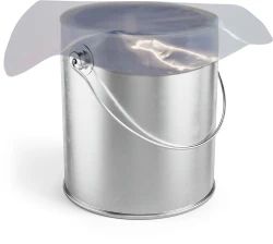 4 Mil 10.25" Poly Disc Pail Covers