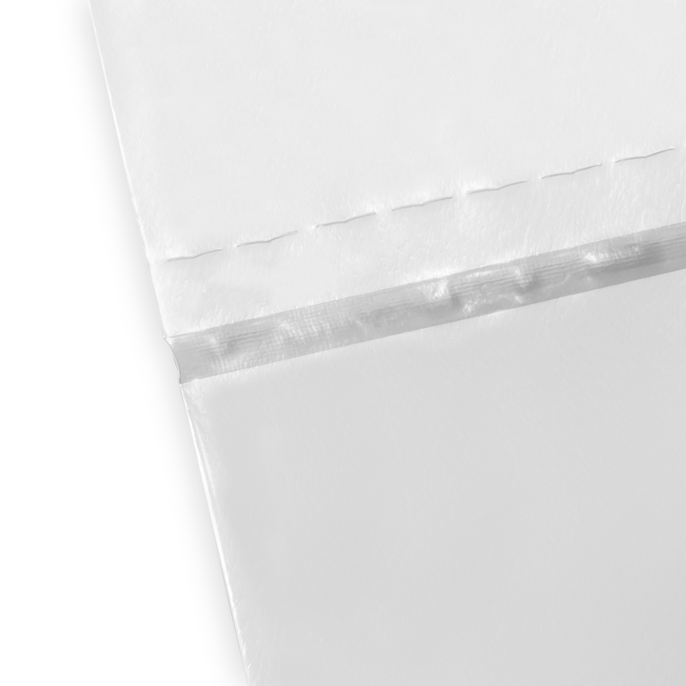 Close up of 55 Gallon 3 Mil Drum Liners - 38 x 65 Case Perforation and Bottom Seal