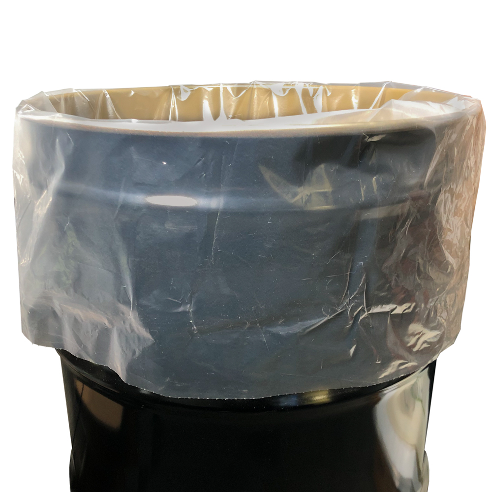 55 Gallon 3 mil 38" x 65" Plastic Drum Liner 100 per roll