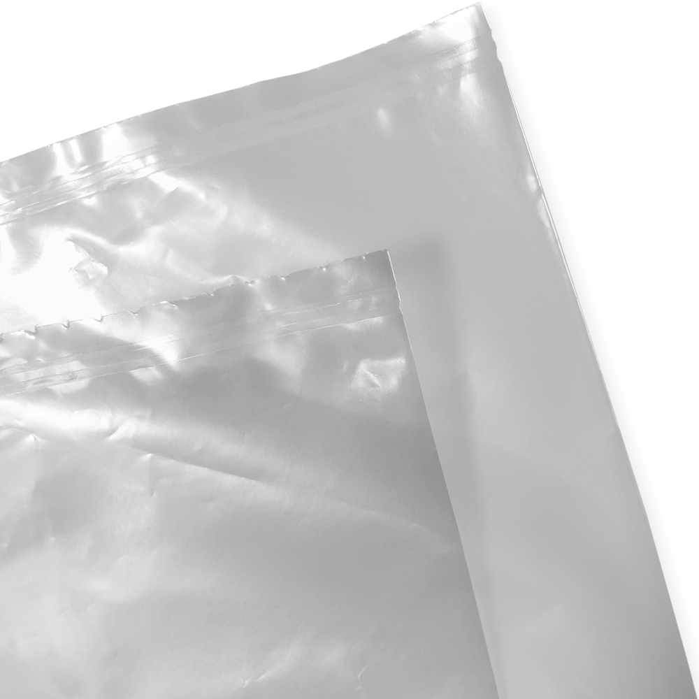 Close up of 55 Gallon 38 x 65 3 Mil Drum Liners Bottom Seal