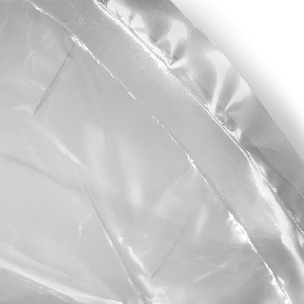 55 Gallon 38 x 56 8 Mil Close Up of Round Bottom Seal