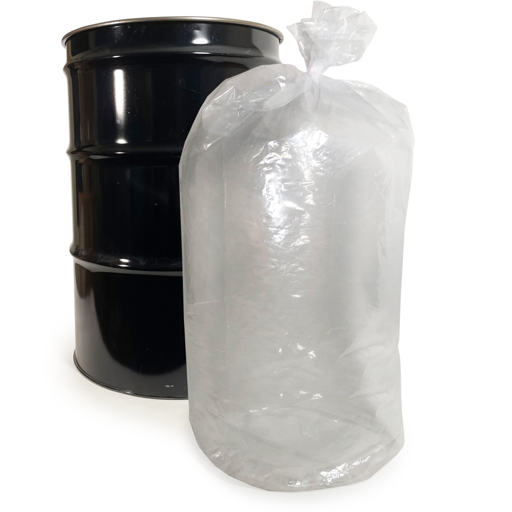 55 Gallon 8 mil Round Bottom Drum Liner 38" x 56"