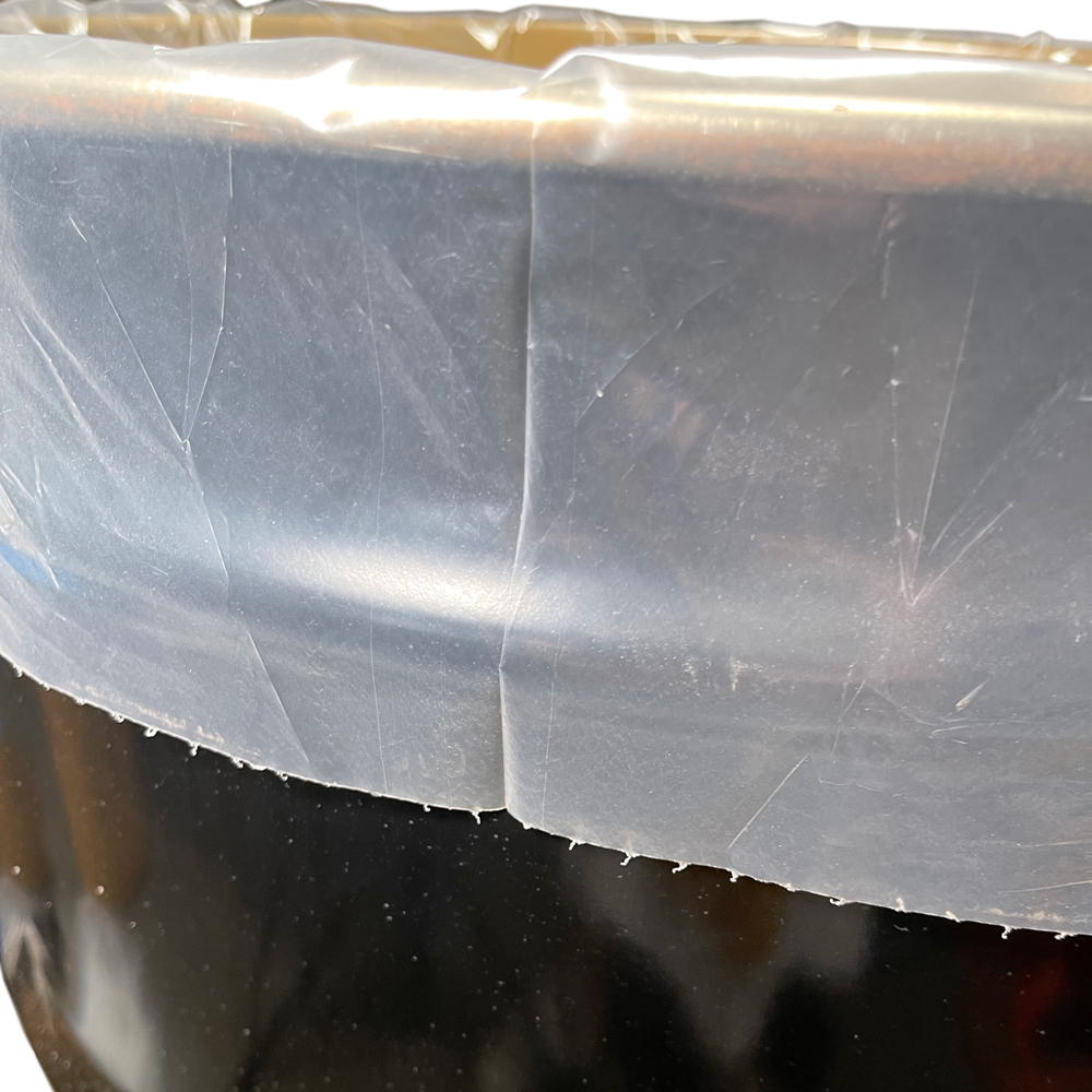 55 Gallon 6 mil Plastic Drum Liner 38" x 65" 100 per roll