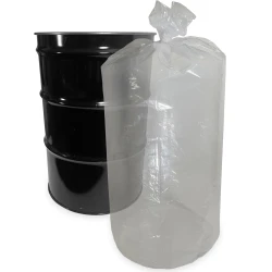 55 Gallon 38" x 56" 4 Mil Round Bottom Drum Liners
