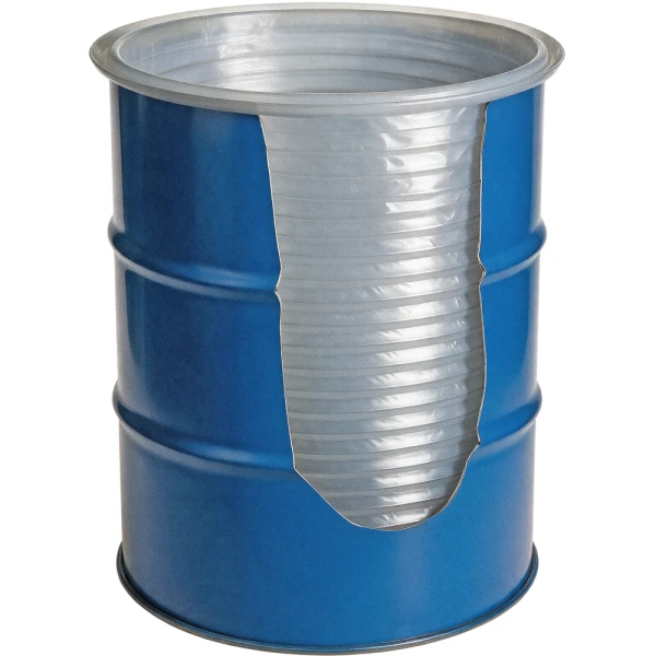55 Gallon Accordion Rigid Drum Liners 18 Mil 55 Gallon Rigid Molded Accordion Drum Liners 18 Mil