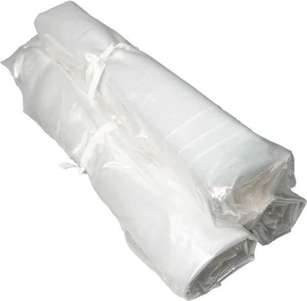 55 Gallon 38 x 40 4 Mil Round Bottom Drum Liners Rolls Rolls of 55 Gallon Drum Round Bottom Liners - 4 Mil Clear Plastic 38 x 40