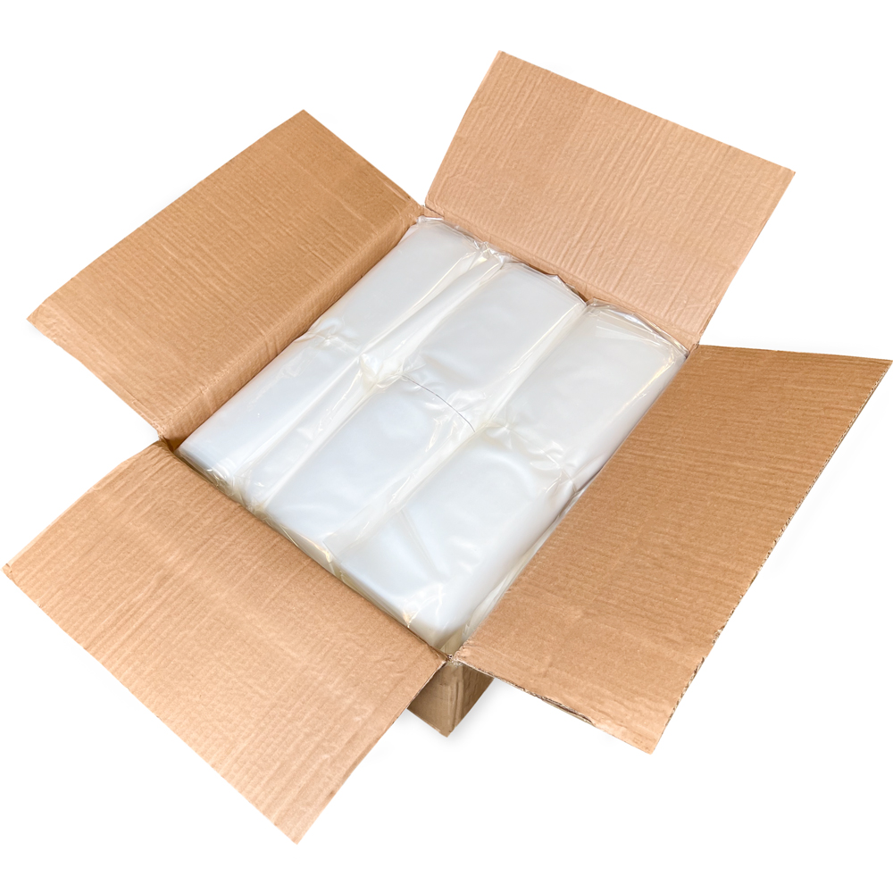 Case of 55 Gallon Drum Round Bottom Liners - 4 Mil Clear Plastic 38 x 46