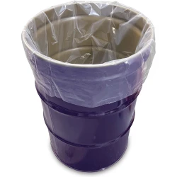 55 Gallon 38" x 46" 4 Mil Round Bottom Drum Liners