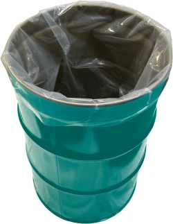 55 Gallon 38" x 40" 8 Mil Round Bottom Drum Liners