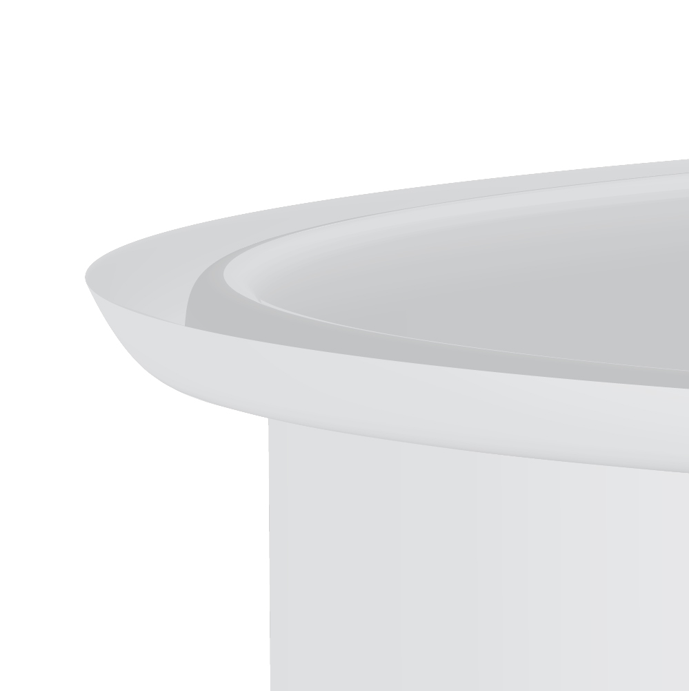 Lip of 55 Gallon Rigid Vacuum Formed Drum Liners 15 Mil