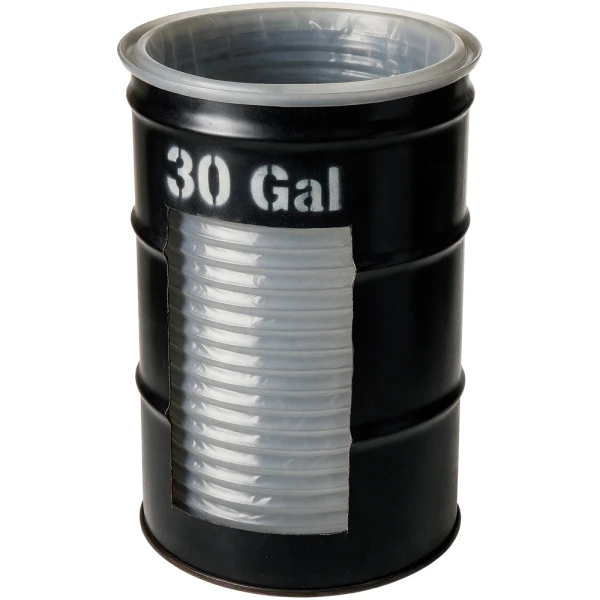 Accordion 30 Gallon Rigid Drum Liners 15 Mil 30 Gallon Rigid Vacuum Formed Accordion Drum Liners 15 Mil
