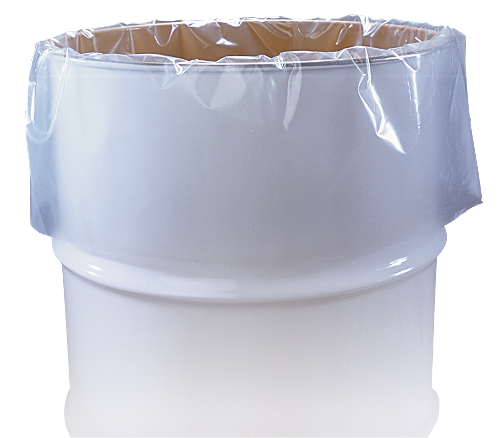 Clear Advantage 55 Gallon Clear Drum Liners Trash Bags - 60 Count