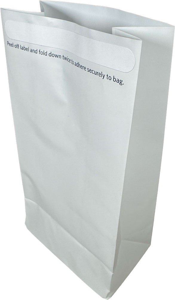 Self Adhesive Seal of 4.5 x 2.5 x 8.5 Air Sickness Emesis Bags