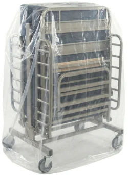 48" x 14" x 41" LDPE Equipment Cover on Roll Mattress/Bedframe/Bedrail