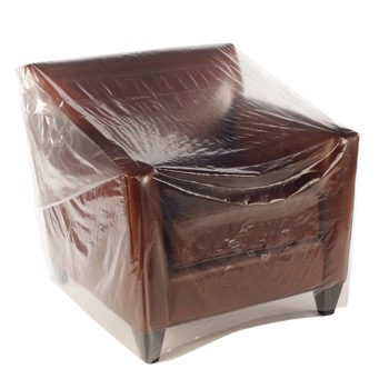 POLYTHENE Poly Plastic Furniture Sofa Chair Mattress Storage Dust Cover Bag 54" 