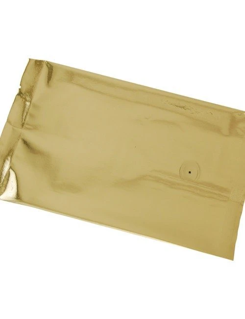 8 oz Flat Pouch with valve with PET VMPET LLDPE
