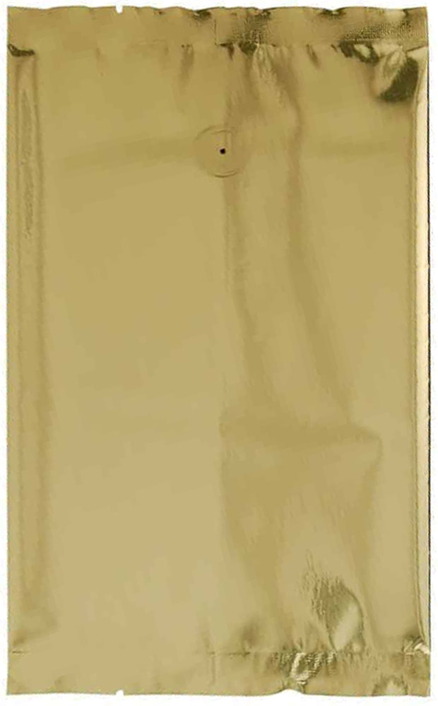Gold 16 oz. Flat Pouch with Valve