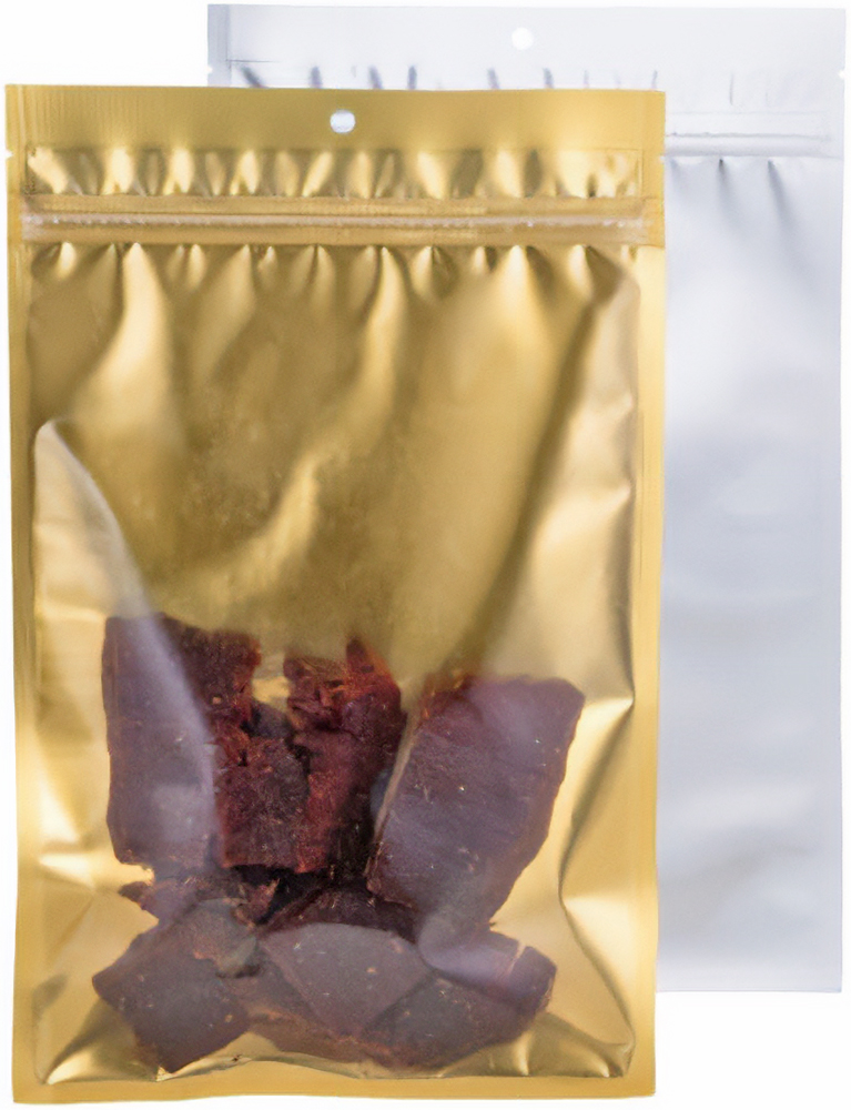 Gold 3 Side Seal Flat Pouch - 7x11