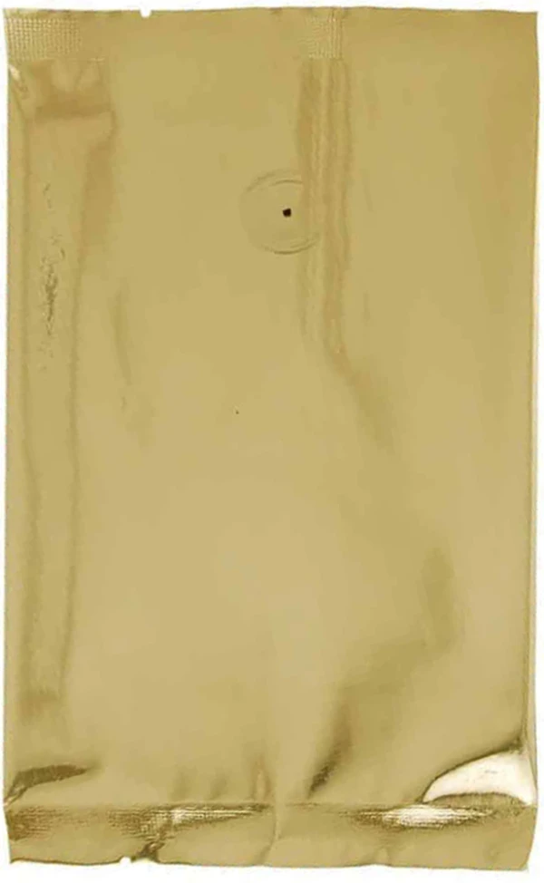 Gold 4 oz. Flat Pouch with Valve