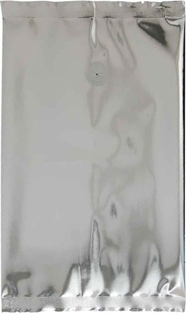 Silver 2 lbs Flat Pouch with Valve