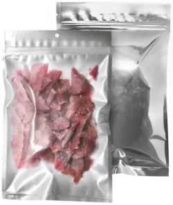 Silver 3 Side Seal Flat Pouch - 7" x 11"