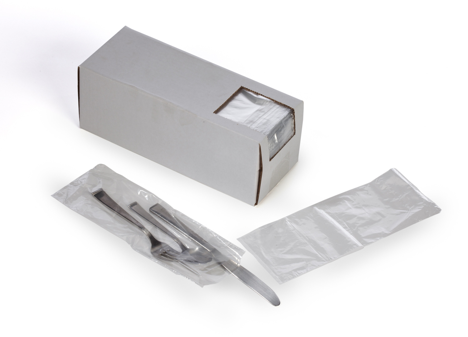3.75" x 10" Silverware Plastic Bags