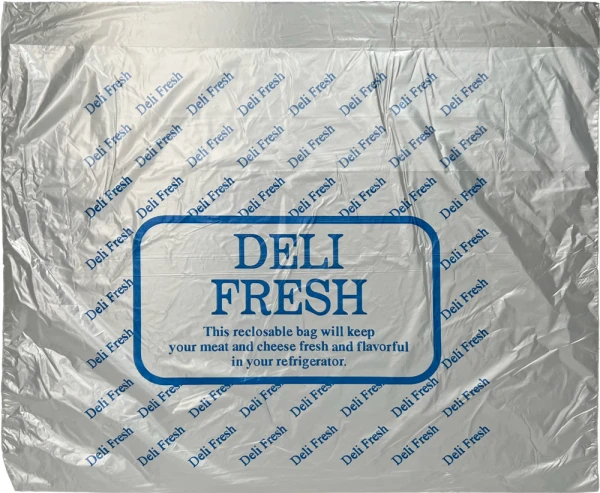 10 x 8.5 Plastic Deli Bags 10 x 8.5 0.65 Mil Deli Bags with a flip top
