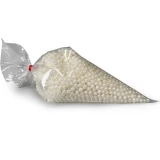 100 Pack 6 X 12 Plastic Cone Treat Bags with Pearl Sprinkles in Bag