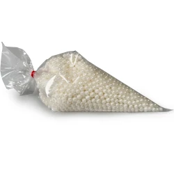 100 Pack 6" X 12" Plastic Cone Treat Bags