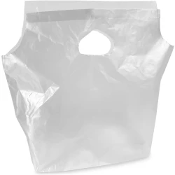 11" x 10" + 3.5" 1 Mil Plastic Lunch Bags