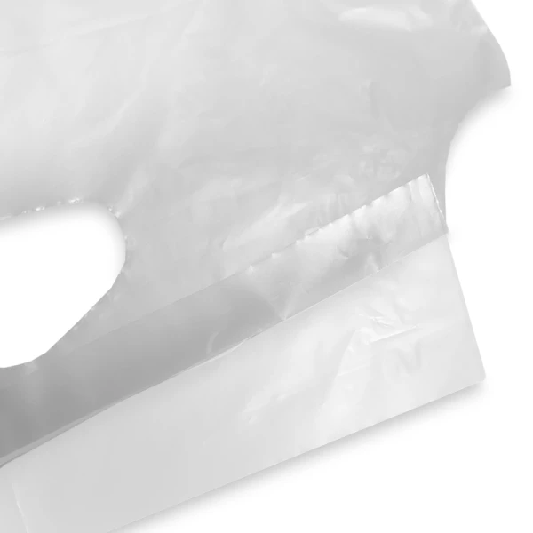 11 x 10 + 3.5 1 Mil Plastic Lunch Bag Lip Close up of 11 x 10 + 3.5 1 Mil Lunch Bag Lip