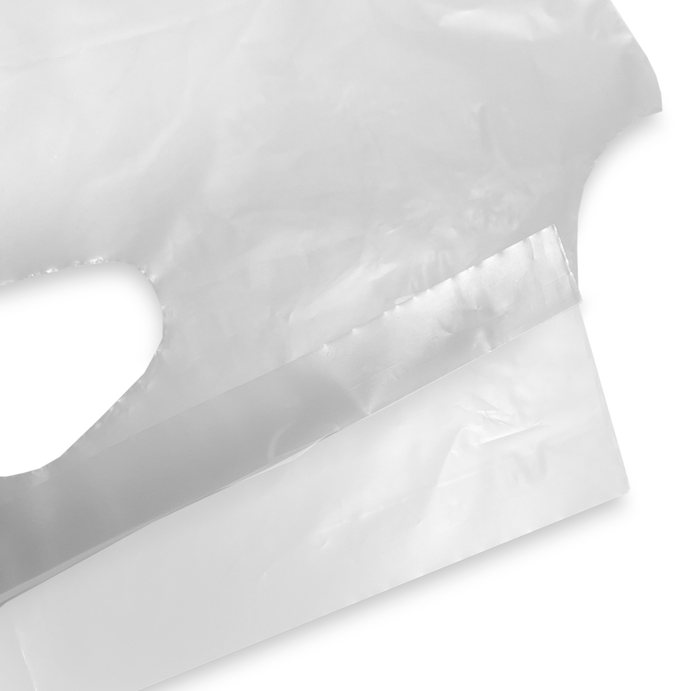 Close up of 11 x 10 + 3.5 1 Mil Lunch Bag Lip