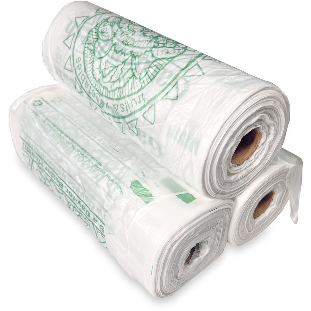 11 x 17 0.5 Mil 5-a-Day Produce Bags on Rolls