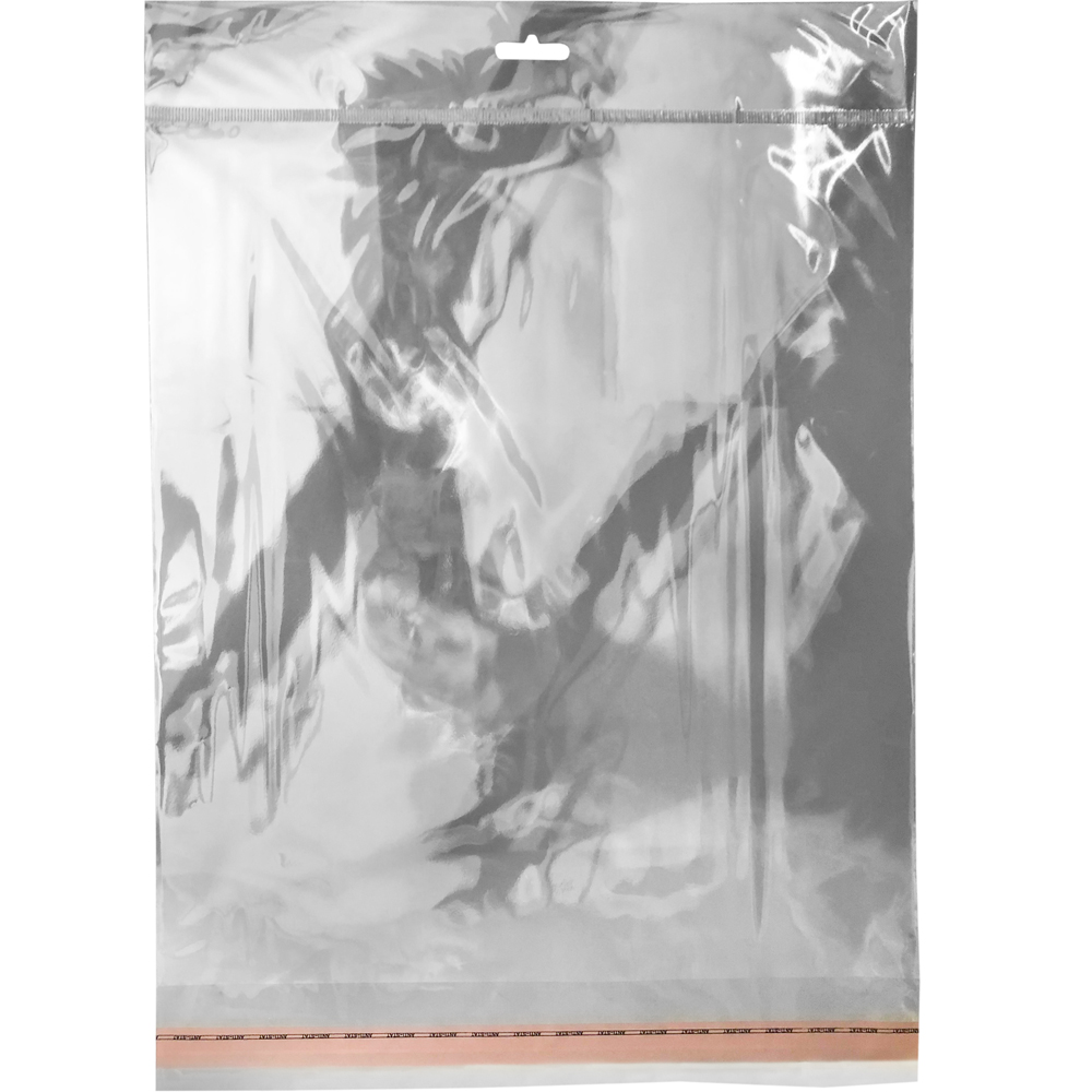 3x4 Retail Header Bags with Resealable Tape