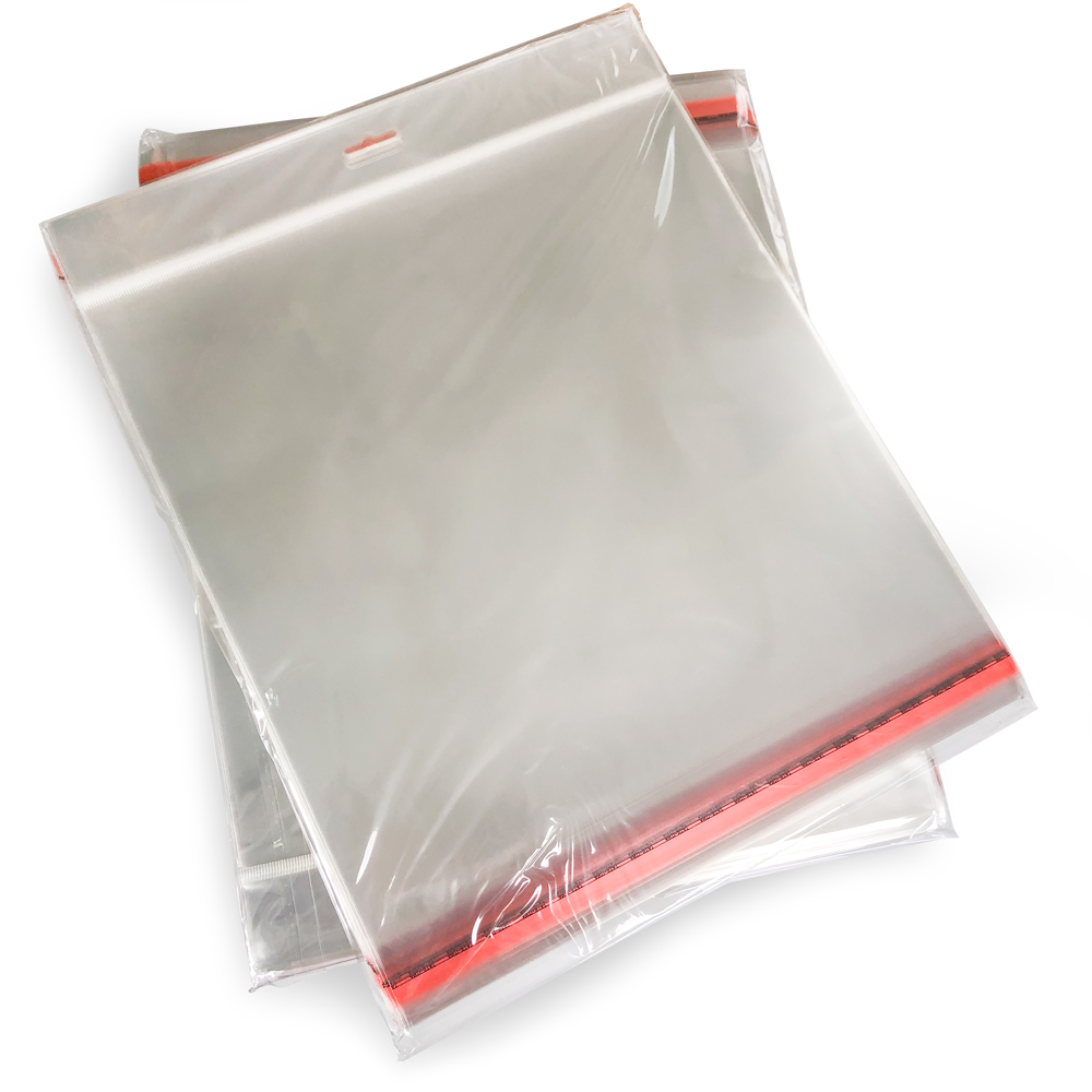 Innerpack of 12.25 x 12.25 Retail Header Bag Resealable Tape