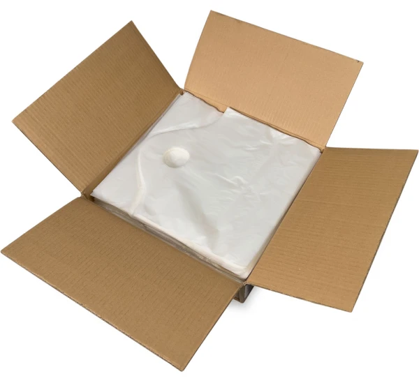 13 x 13 + 3 BG Cup Carrier Bags Case Case of 13 x 13 + 3 1.3 Mil Plastic Beverage Bags