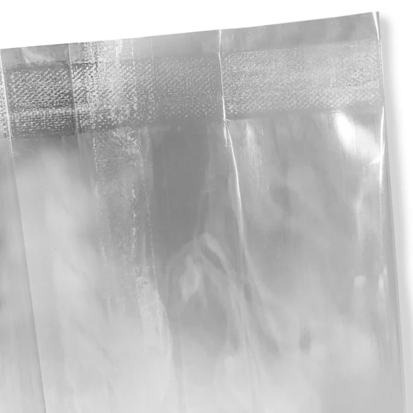 3 1/2 x 2 1/4 x 9 3/4 Cellophane Bags Bottom Seal Close up of 3 1/2 x 2 1/4 x 9 3/4 Cellophane Bags Bottom Seal