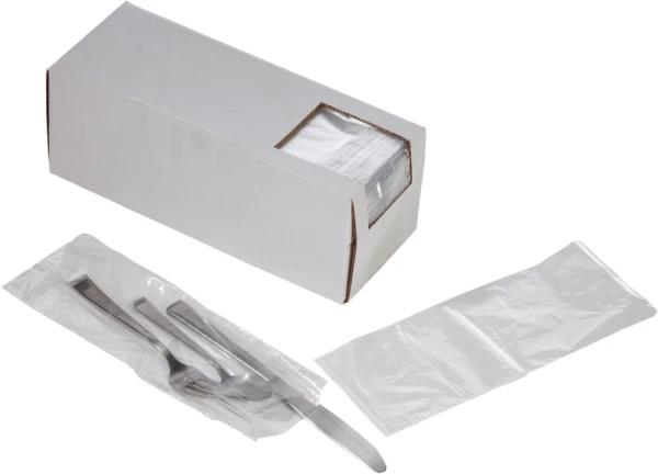 3.75 x 10 Silverware Bags Plastic 3.75 x 10 Silverware Bags