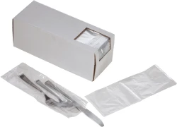 3.75" x 10" + 1.75" Foldover Tuck Silverware Bags