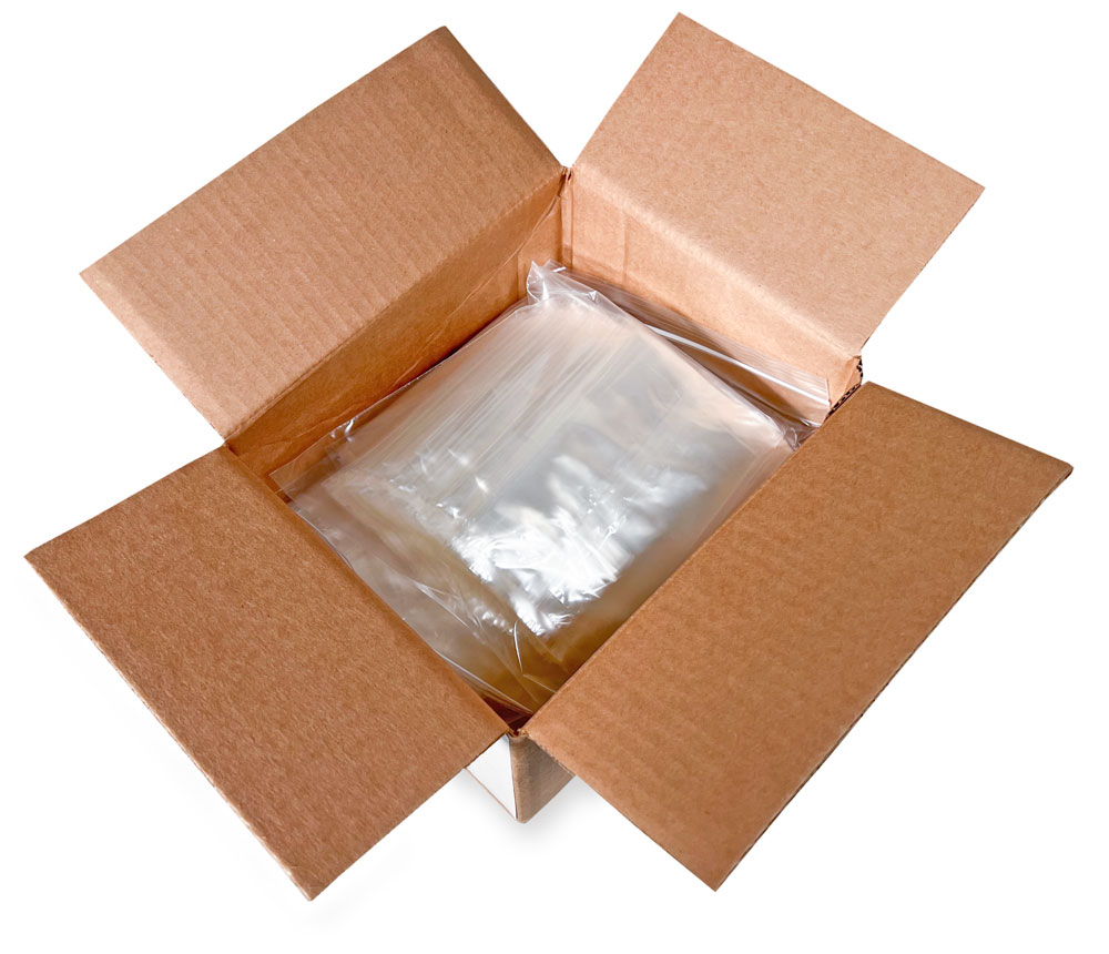 Case of 3.75 x 6.5 Flat Cello Bags 1 Mil