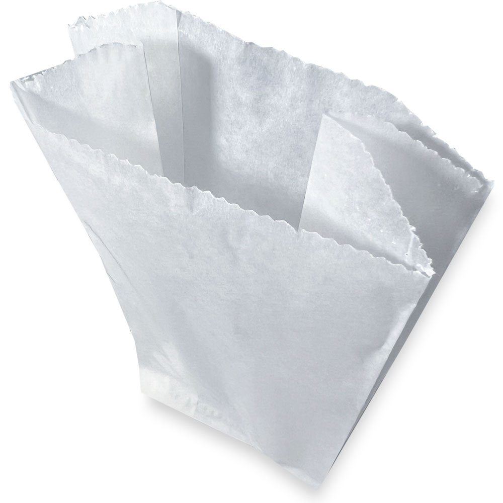 Open Top of a 4 x 2 3/4 x 9 Glassine Favor Bags