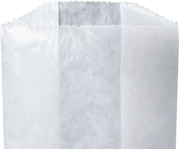 Top of 4 x 2 3/4 x 9 Glassine Favor Bags