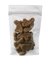 4.75x7.25+2 Stand Up Pouches with Dog Biscuits