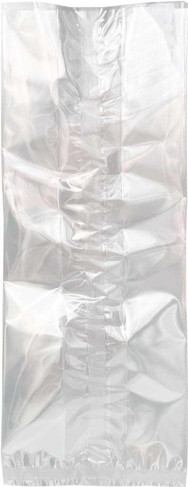 4 x 2.75 x 10.75 Crimp Bottom Side Gusset Cello Bags 1 Mil