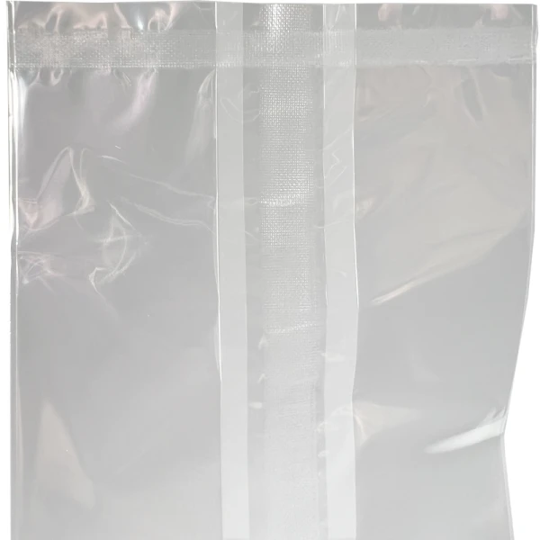 4 x 2.75 x 9 Crimp Bottom Side Gusset Cello Bags Bottom Bottom of 4 x 2.75 x 9 Crimp Bottom Side Gusset Cello Bags 1 Mil