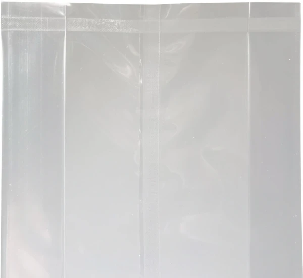 5.5 x 2.25 x 14 Cello Popcorn Bags Gusset Polypropylene Bottom Seal Bottom Seal of 5.5 x 2.25 x 14 Gusseted Polypropylene Cello Bags 2 Mil