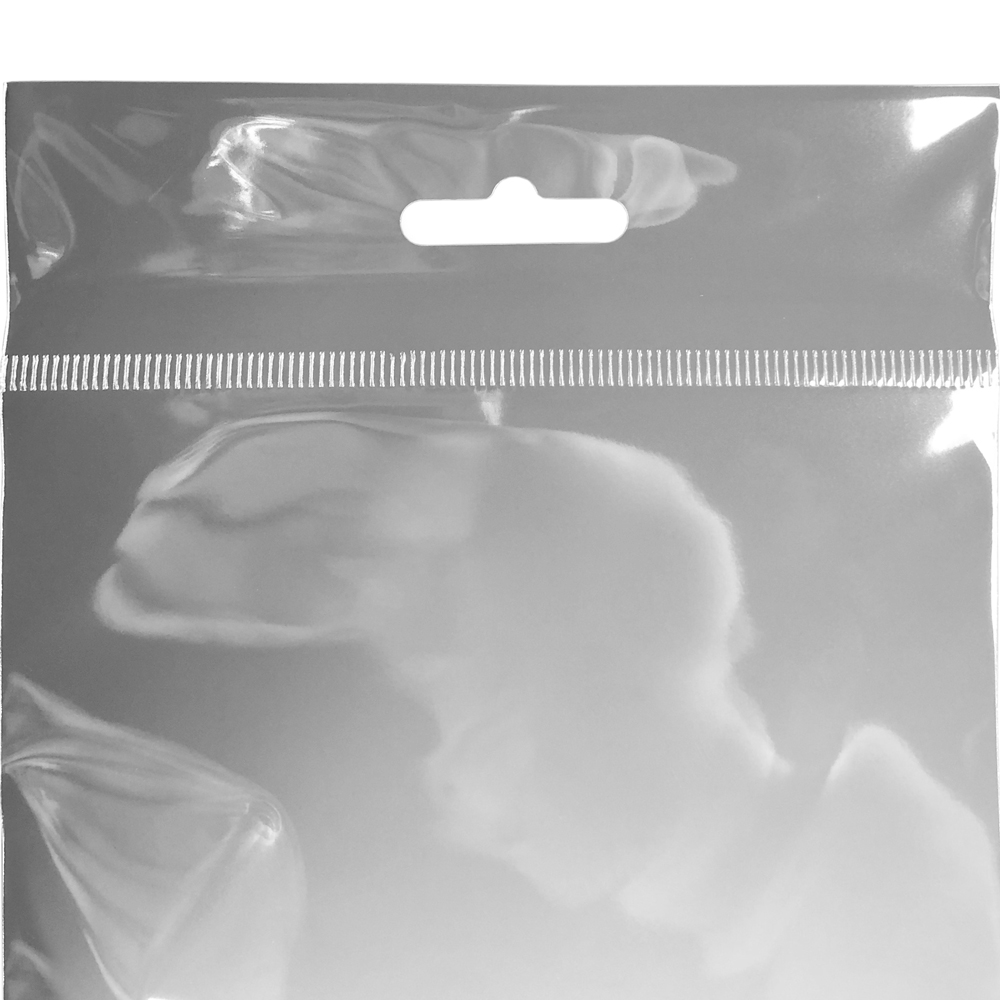 5 x 6 Retail Header Physical Bag with Resealable Tape